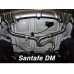 JUN B.L TWIN REAR SECTION MUFFLER KIT 2WD/4WD FOR HYUNDAI SANTA FE DM  2012-15 MNR